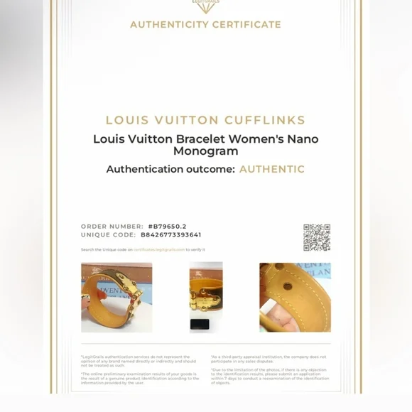 Louis Vuitton Gold and Brown Bracelet never worn - Picture 11 of 12